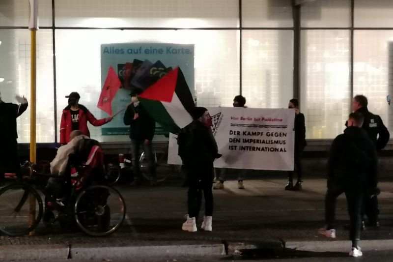 Anti-israelische Demonstration am 9. November in Berlin