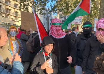 Großdemonstration in London: Antiisraelische Rhetorik und Unterstützung für Hamas